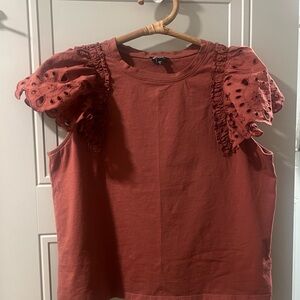 Burnt Orange Express Blouse